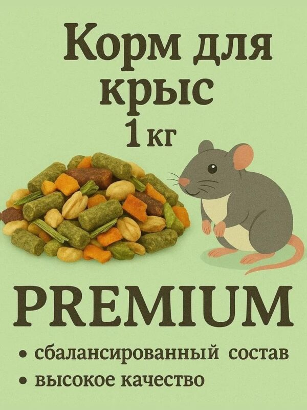 Корм для крыс Мечта грызуна 1 кг
